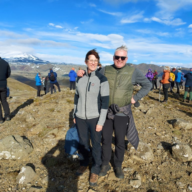 Unnur Óskarsdóttir og Ágúst Sigurðsson