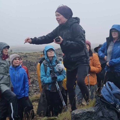 Sigga sýndi okkur þónokkra muni sem hún hefur fundið á Víkingslæk í gegnum tíðina, þann fyrsta fann hún 7 ára gömul.